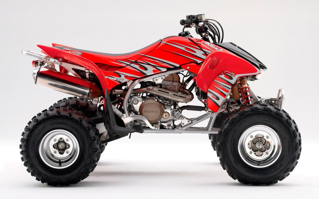 450R black graphic honda kit trx #3