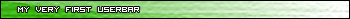 Your first userbar