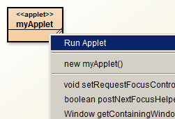 Run your applet Run your applet
