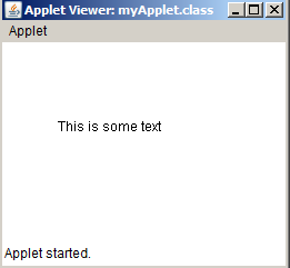 Java applet Java applet
