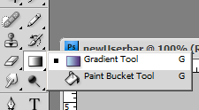 Select the gradient tool Select the gradient tool