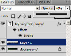 Change opacity Change opacity
