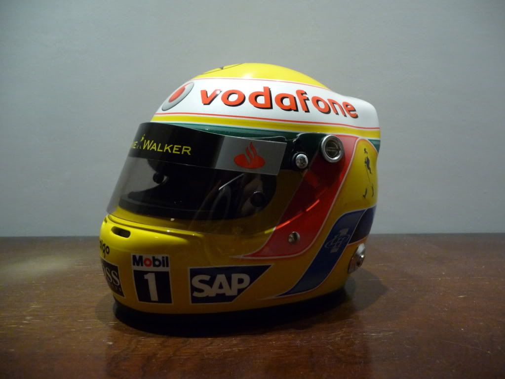 lewis hamilton helmet 2009. Lewis Hamilton 2009 Helmet 1:2