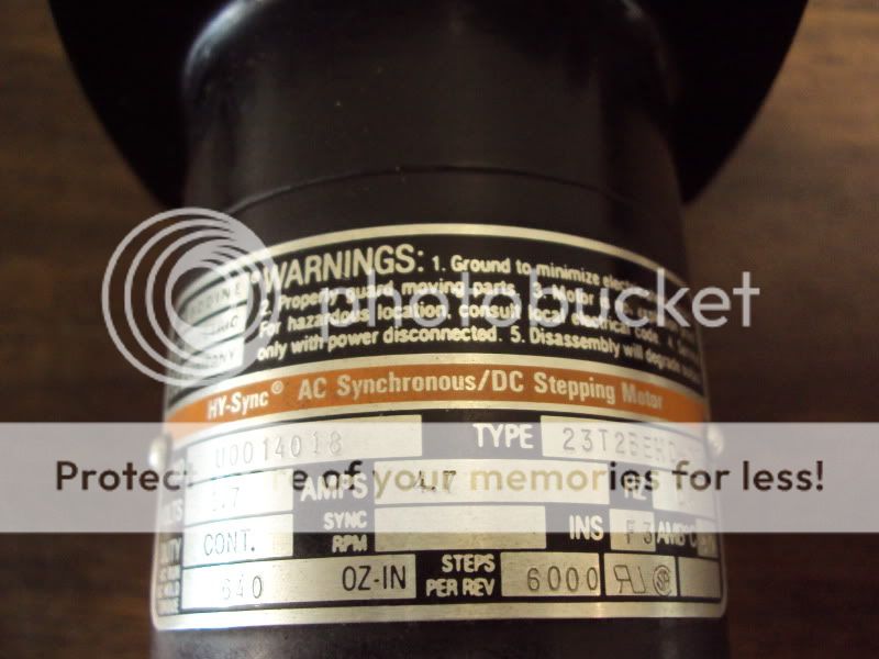 Bodine AC Synchronous/DC Stepping Motor 23T2BEHD D3  